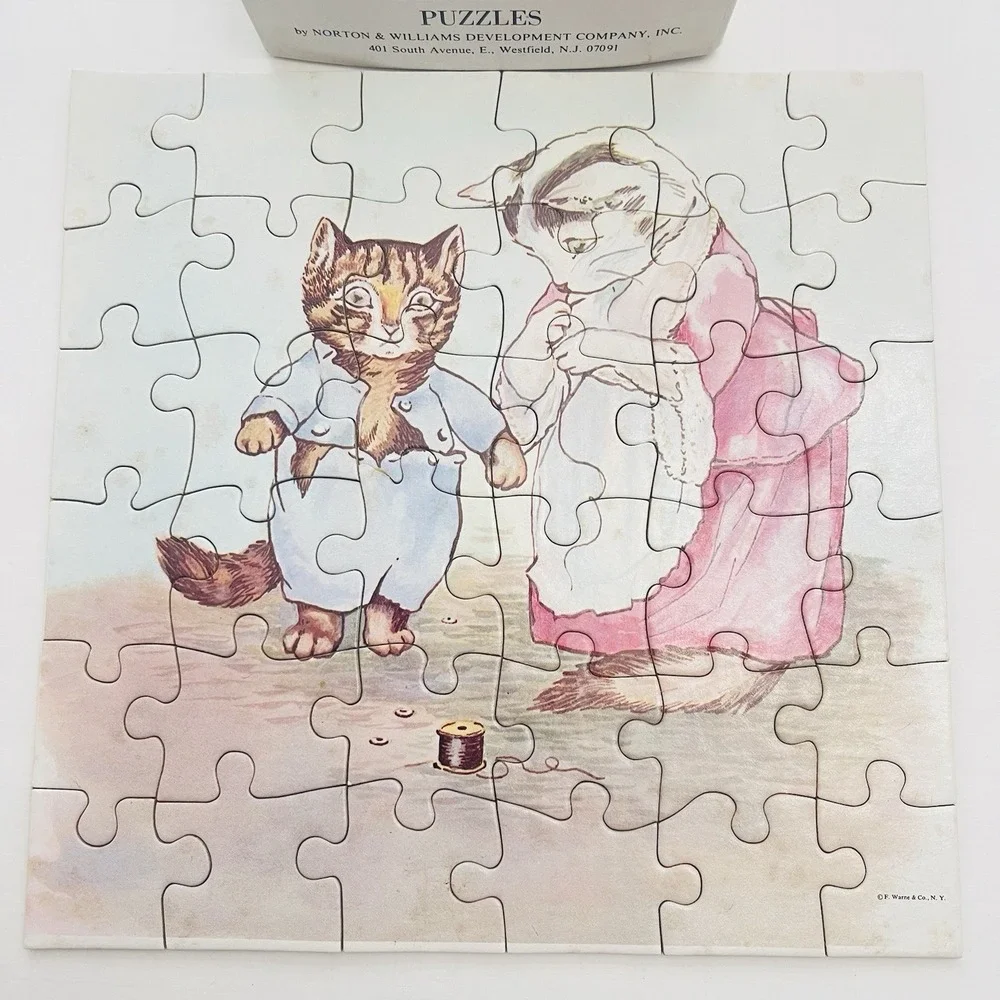 Beatrix Potter Moppet Jeremy Fisher Tom Kitten Jigsaw Puzzles 36 & 100 Pcs Lot 4